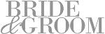 Bride and groom greyscale logo