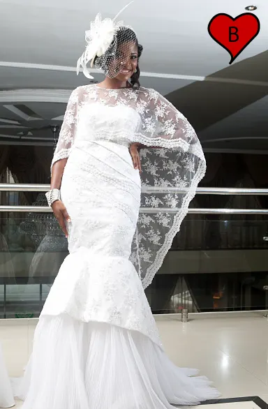 Bride in her Wedding Gown